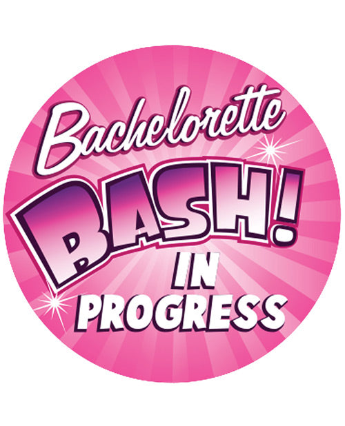 Bachelorette 3" Button - Bachelorette Bash In Progress - Bossy Pearl