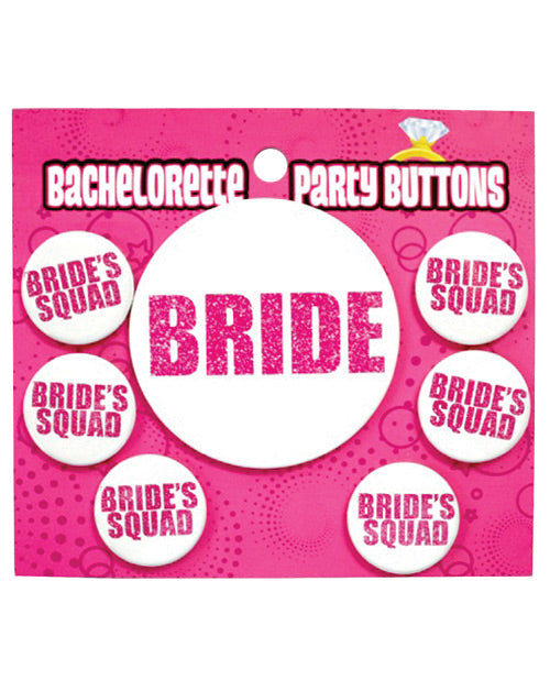 Bachelorette Party Button - Bride-bride's Squad - Bossy Pearl