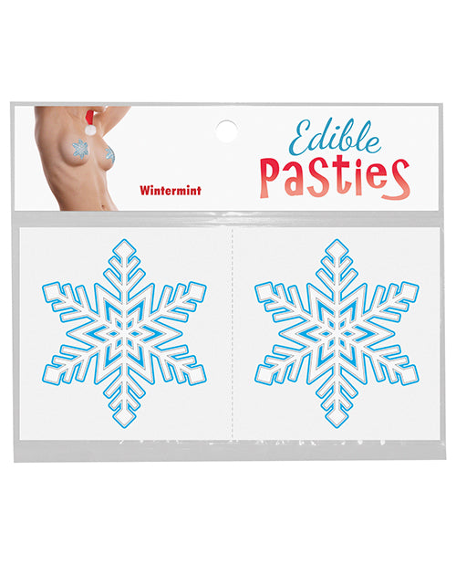 Edible Body Pasties - Wintermint Snowflake Pasties - Bossy Pearl