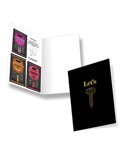 Kama Sutra Naughty Notes Greeting Cards - Let's Screw - Bossy Pearl