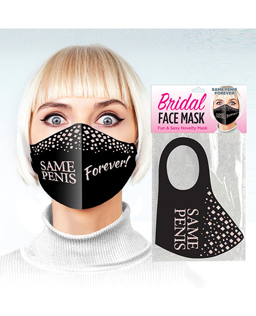 Same Penis Forever Face Mask - Black - Bossy Pearl