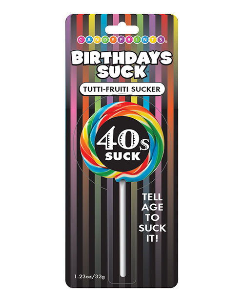 Birthday Lollipops - 40s Suck Tutti Frutti - Bossy Pearl