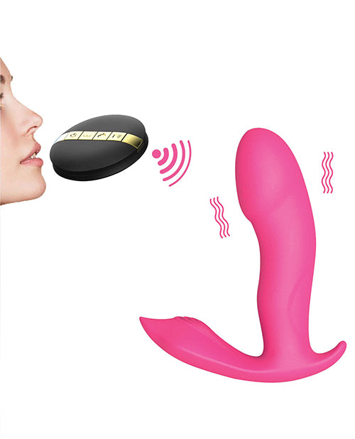Dorcel Secret Clit Dual Stim Heating And Voice Control - Pink - Bossy Pearl