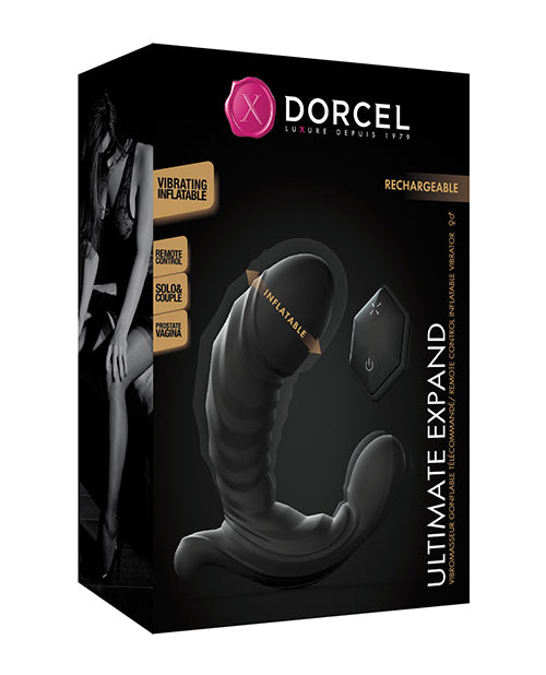 Dorcel Ultimate Expand Butt Plug W-remote - Black - Bossy Pearl