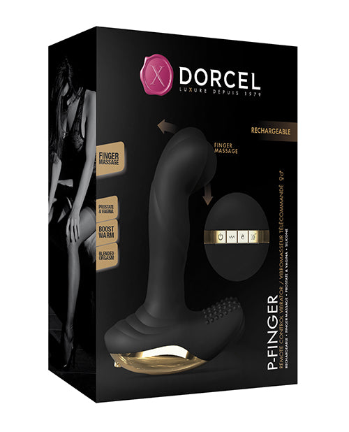 Dorcel P-finger Come Hither - Black-gold - Bossy Pearl