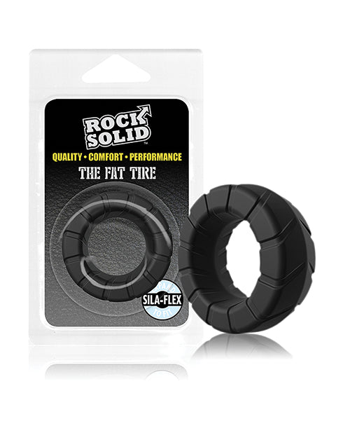 Rock Solid Fat Tire Ring - Black - Bossy Pearl