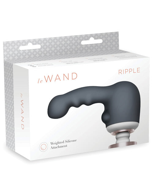 Le Wand Ripple Weighted Silicone Attachment - Bossy Pearl