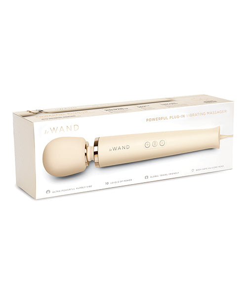 Le Wand Powerful Plug-in Vibrating Massager - Bossy Pearl