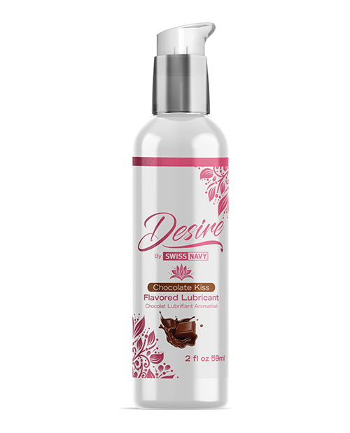 Swiss Navy Desire Chocolate Kiss Flavored Lubricant - 2 Oz - Bossy Pearl
