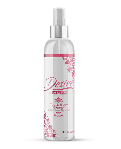 Swiss Navy Desire Toy & Body Cleaner - 4 Oz - Bossy Pearl