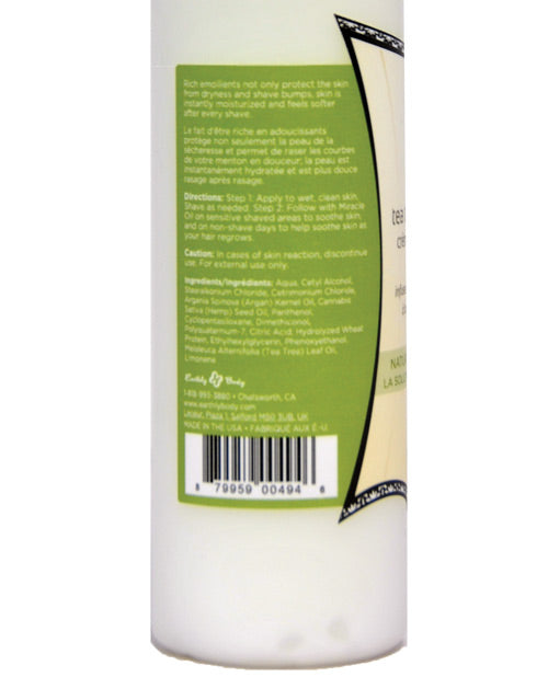 Earthly Body Miracle Oil Shave Cream - 8 Oz Bottle - Bossy Pearl