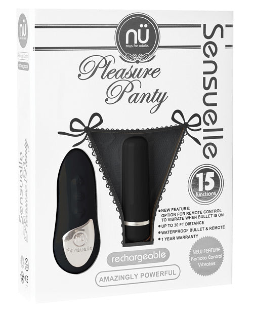 Sensuelle Pleasure Panty Bullet W/remote Control - Bossy Pearl