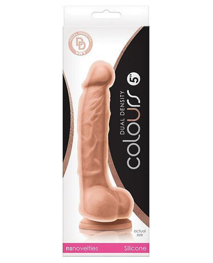 "Colours Dual Density 5"" Dildo" - Bossy Pearl