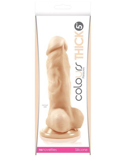 "Colours Pleasures Thick 5"" Dildo" - Bossy Pearl