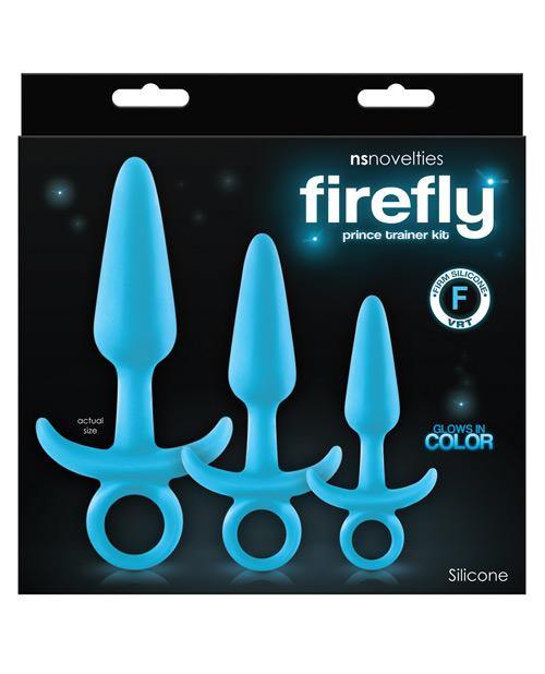 Firefly Prince Butt Plug Trainer Kit - Blue - Bossy Pearl