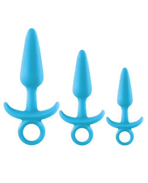 Firefly Prince Butt Plug Trainer Kit - Blue - Bossy Pearl