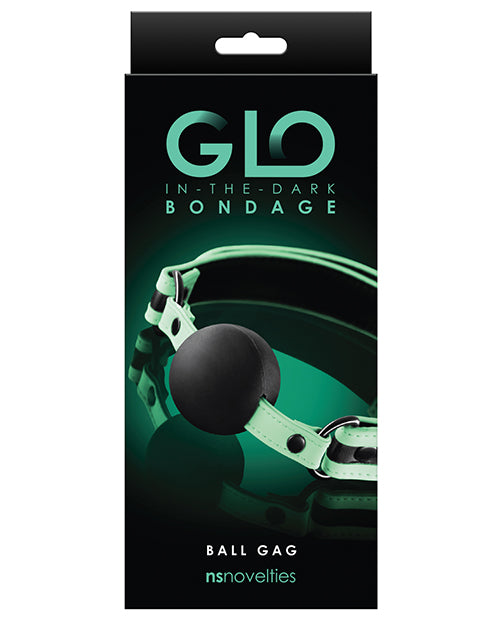 Glo Bondage Ball Gag - Glow In The Dark - Bossy Pearl
