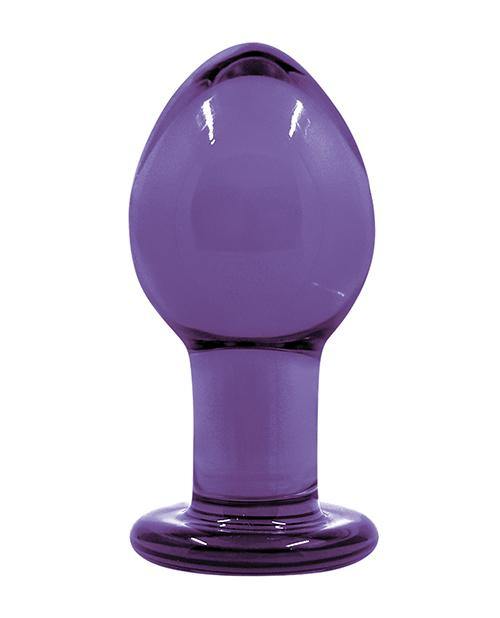 Crystal Butt Plug Medium - Purple - Bossy Pearl