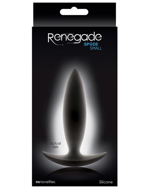 Renegade Spade Butt Plug - Black - Bossy Pearl