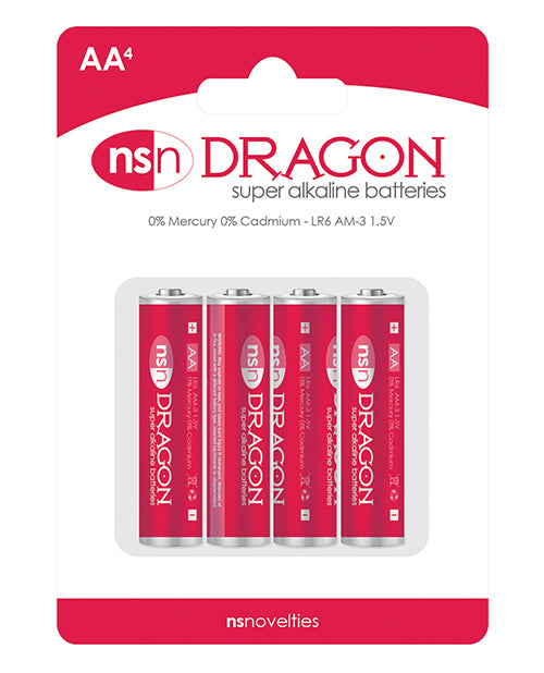 Dragon Alkaline Batteries - Aa Pack Of 4 - Bossy Pearl