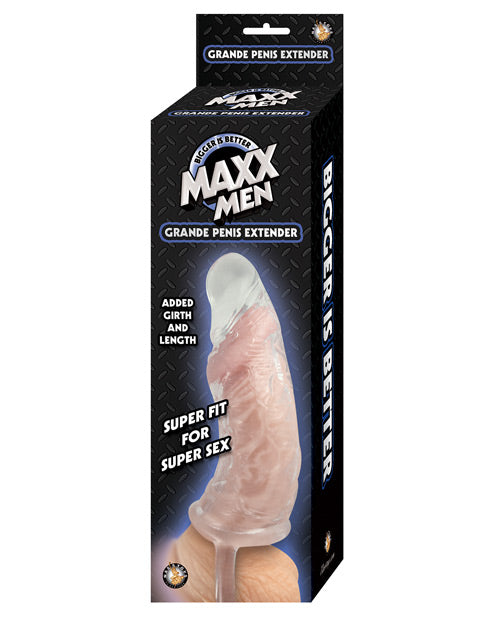 Maxx Men Grand Penis Sleeve - Clear - Bossy Pearl