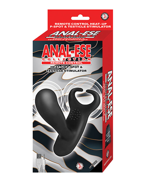 Anal-ese Collection Remote Control Heat Up P-spot & Testicle Stimulator - Bossy Pearl