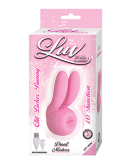 Luv Clit Licker Bunny - Pink - Bossy Pearl