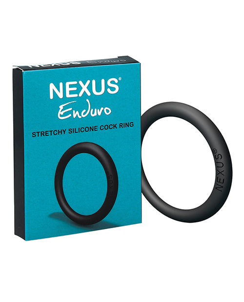 Nexus Enduro Silicone Cock Ring - Black - Bossy Pearl