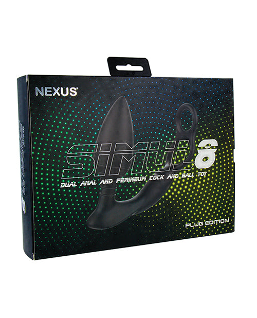 Nexus Simul8 Plug - Black - Bossy Pearl