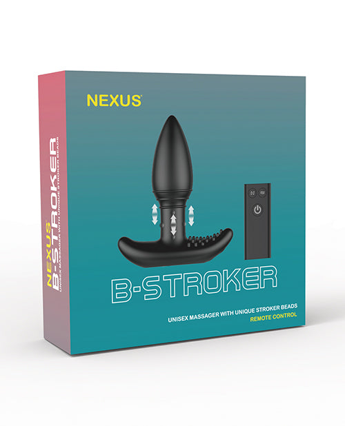 Nexus B-stroker Unisex W-rimming Beads - Black - Bossy Pearl