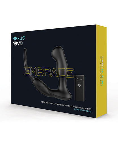 Nexus Revo Embrace Rotating Prostate Massager - Black - Bossy Pearl