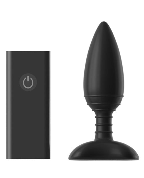 Nexus Ace Remote Control Butt Plug Small - Black - Bossy Pearl