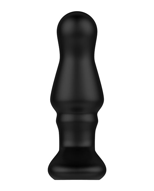 Nexus Bolster Butt Plug  W-inflatable Tip - Black
