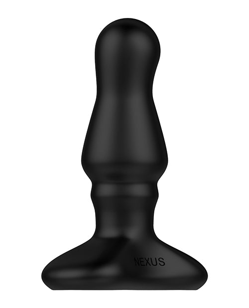 Nexus Bolster Butt Plug  W-inflatable Tip - Black