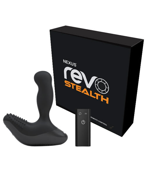 Nexus Revo Stealth Remote Control Rotating Prostate Massager - Black - Bossy Pearl