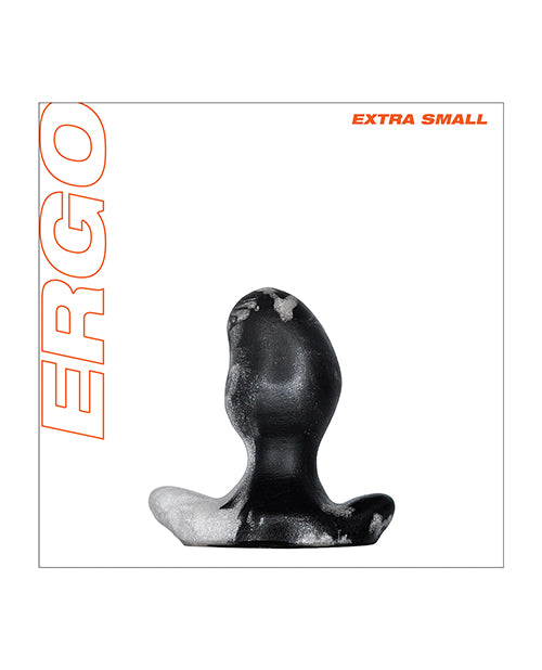 Oxballs Ergo Buttplug X Small - Platinum Swirl - Bossy Pearl