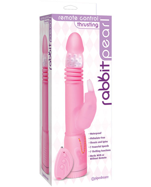 Remote Control Thrusting Rabbit Pearl - Pink - Bossy Pearl