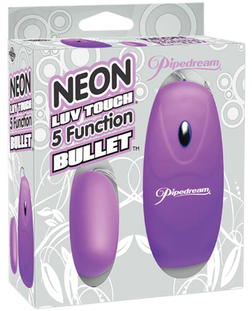 Neon Luv Touch Bullet - 5 Function - Bossy Pearl