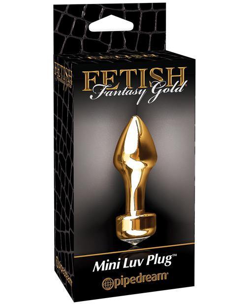 Fetish Fantasy Gold Mini Luv Plug - Gold - Bossy Pearl