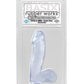 "Basix Rubber Works 6.5"" Dong W/suction Cup" - Bossy Pearl