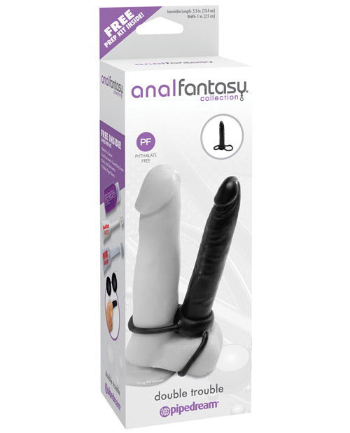 Anal Fantasy Collection Double Trouble - Black - Bossy Pearl