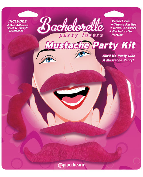 Pipedream Bachelorette Party Favors Mustache Party Kit - Bossy Pearl