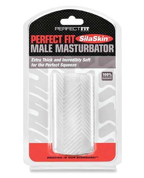 Perfect Fit Male Masturbator - Clear - Bossy Pearl