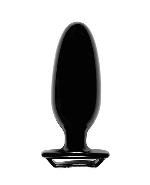 Xplay Gear 6.25" Finger Grip Plug #4l - Black - Bossy Pearl
