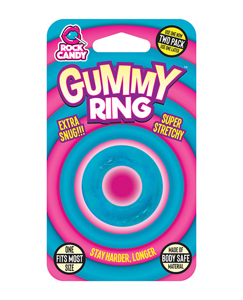 Rock Candy Gummy Ring - Blue - Bossy Pearl