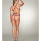 Stretch Galloon Lace G-string Teddy Mulberry O-s