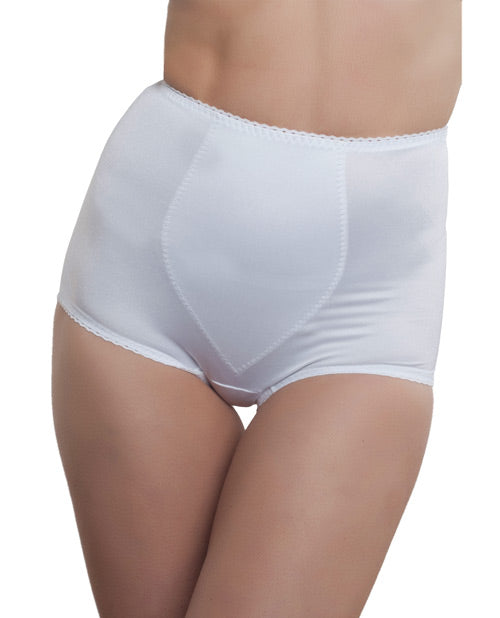 Rago Shapewear Rear Shaper Panty Brief Light Shaping W/removable Contour Pads - Bossy Pearl