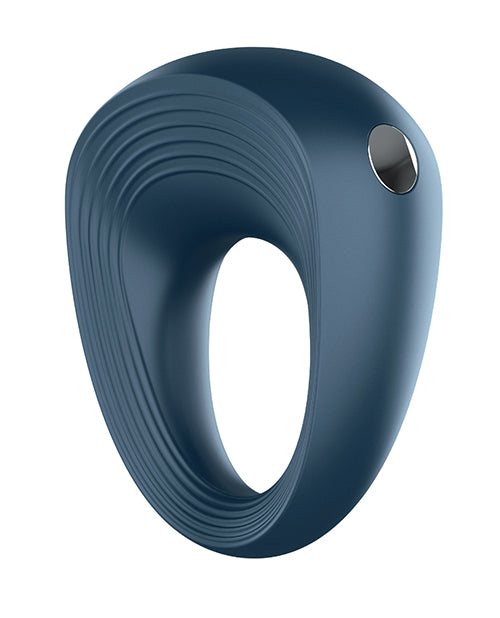 Satisfyer Standard Rings Plug Set Plus Vibration - Blue - Bossy Pearl