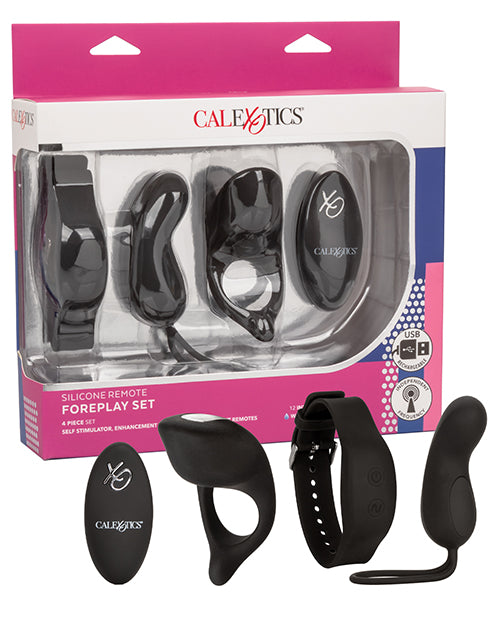 Silicone Remote Foreplay Set - Bossy Pearl