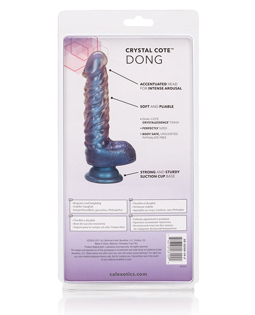Crystal Cote 7" Dong - Purple - Bossy Pearl
